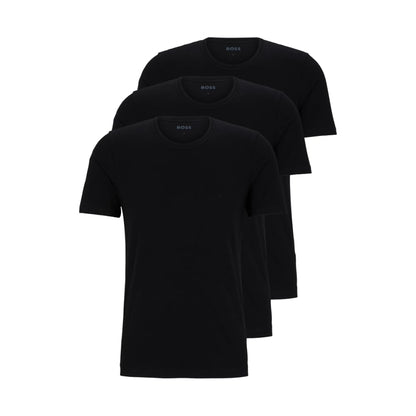 HOTBOSS Men's Logo Embroidered Cotton Tee 3 Pack