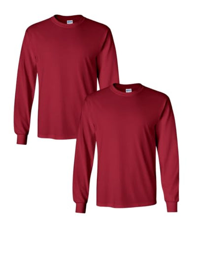 HOTGildan Adult Ultra Cotton Long Sleeve T-Shirt, Style G2400, Multipack