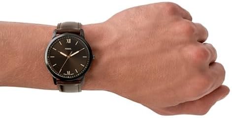 HOTFossil Men's Minimalist Quartz Stainless Steel Three-Hand Watch for Men