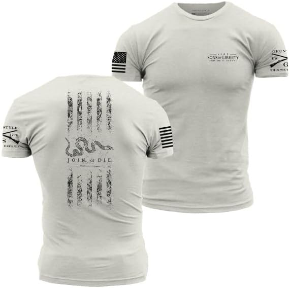 HOTGrunt Style Sons of Liberty Patriotic Men's T-Shirt