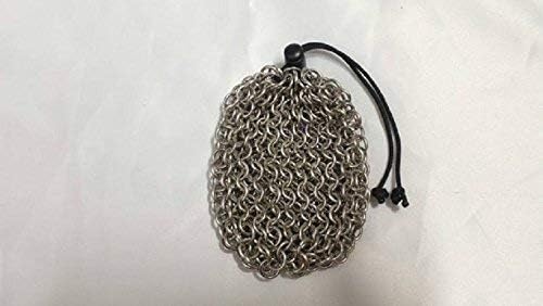 HOTStainless Steel Chainmail Dice Bag - Small