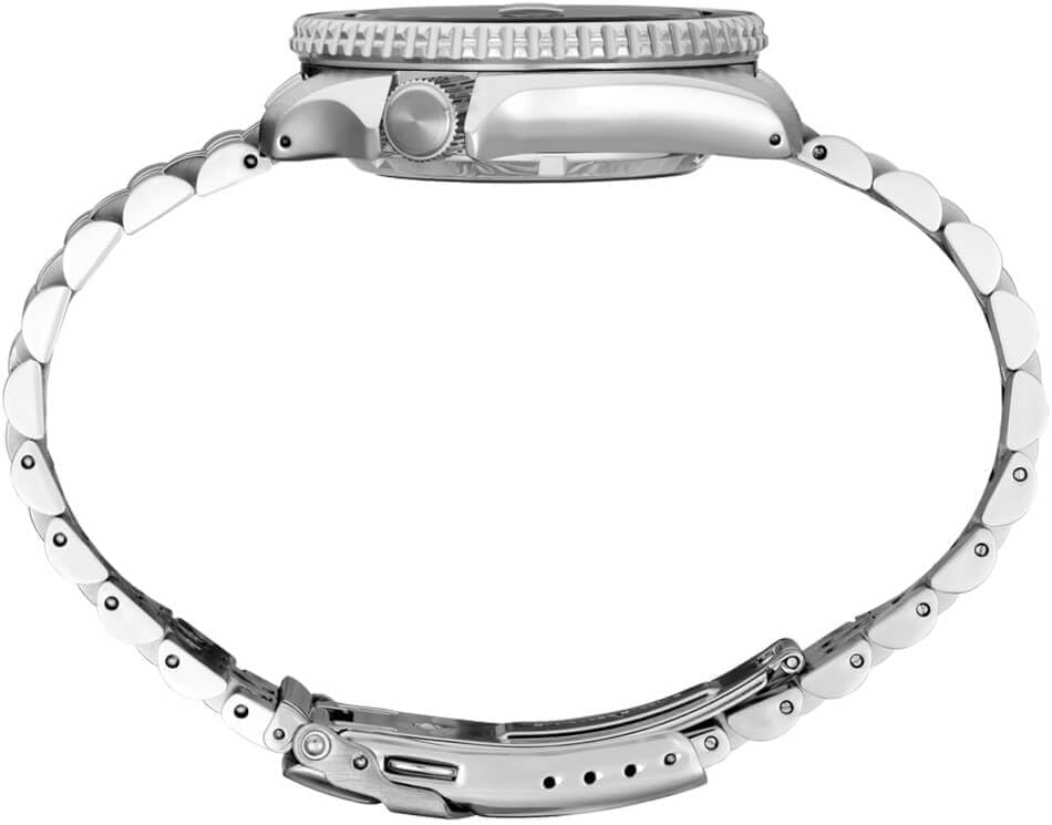 HOTSEIKO Automatic Watch for Men - 5 Sports Collection - Men's Sport Watch, Stainless Steel, GMT Hand - Water-Resistant 100M