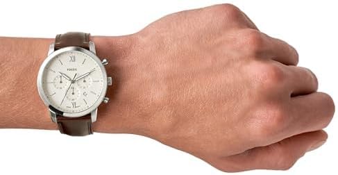 HOTFossil Men's Watch, Neutra Quartz Stainless Steel Chronograph Watch for Men