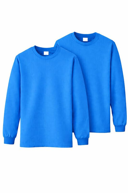 HOTGildan Adult Ultra Cotton Long Sleeve T-Shirt, Style G2400, Multipack