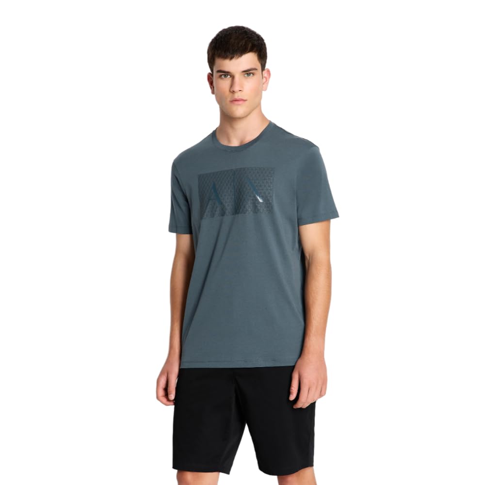 HOTAX Armani Exchange Men's Crew Neck Logo Tee