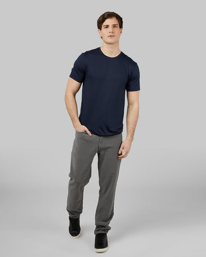 HOT32 Degrees Men's 4 Pack Cool Classic Crewneck T-Shirt, Anti-Odor, Quick Drying, 4-Way Stretch