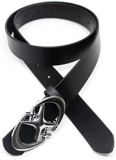 HOTY2k Belt Star Metal Buckle Vintage Gothic Punk Rock Emo Grunge Accessories Western Chunky Belts Trendy Y2k Clothes