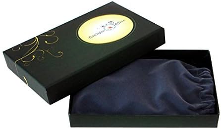 HOTRFID Blocking Mother of Pearl Business Card Holder – Slim Stainless Steel Name Card Wallet for Men and Women with Gift Box (Pathwork Multicolor)