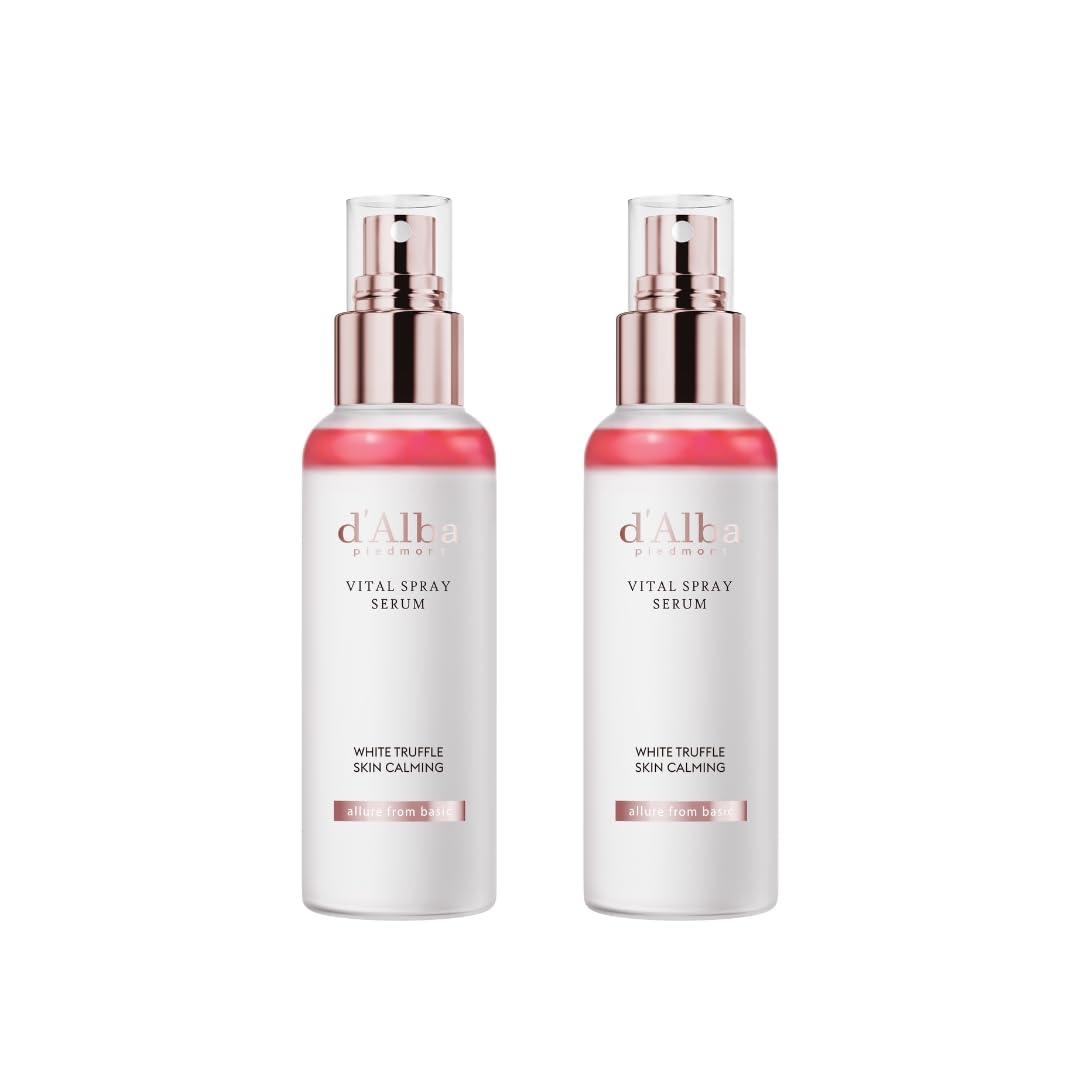 HOTd'alba Piedmont Italian White Truffle First Spray Serum, Vegan Skin Care, Light-weight Face Moisturizer, Glow Serum for Radiant Skin, Non Comedogenic, All In One Mist, Korean Skin Care (3.38 fl oz.)