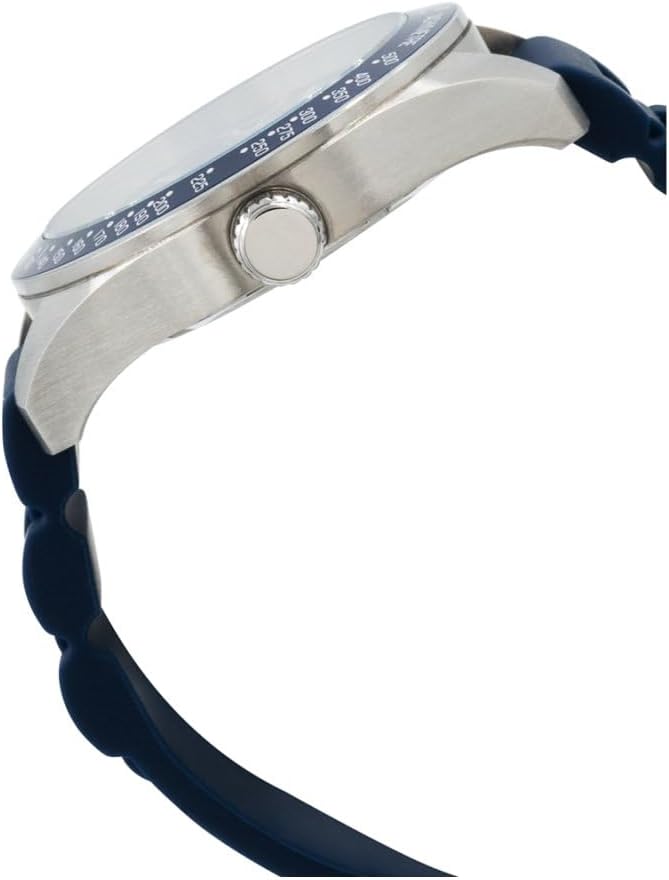 HOTInvicta Men's Aviator 45mm Silicone Quartz Watch, Blue (Model: 38401)