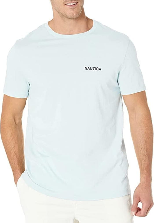 HOTNautica Men's Short Sleeve Solid Crew Neck T-Shirt Shirt
