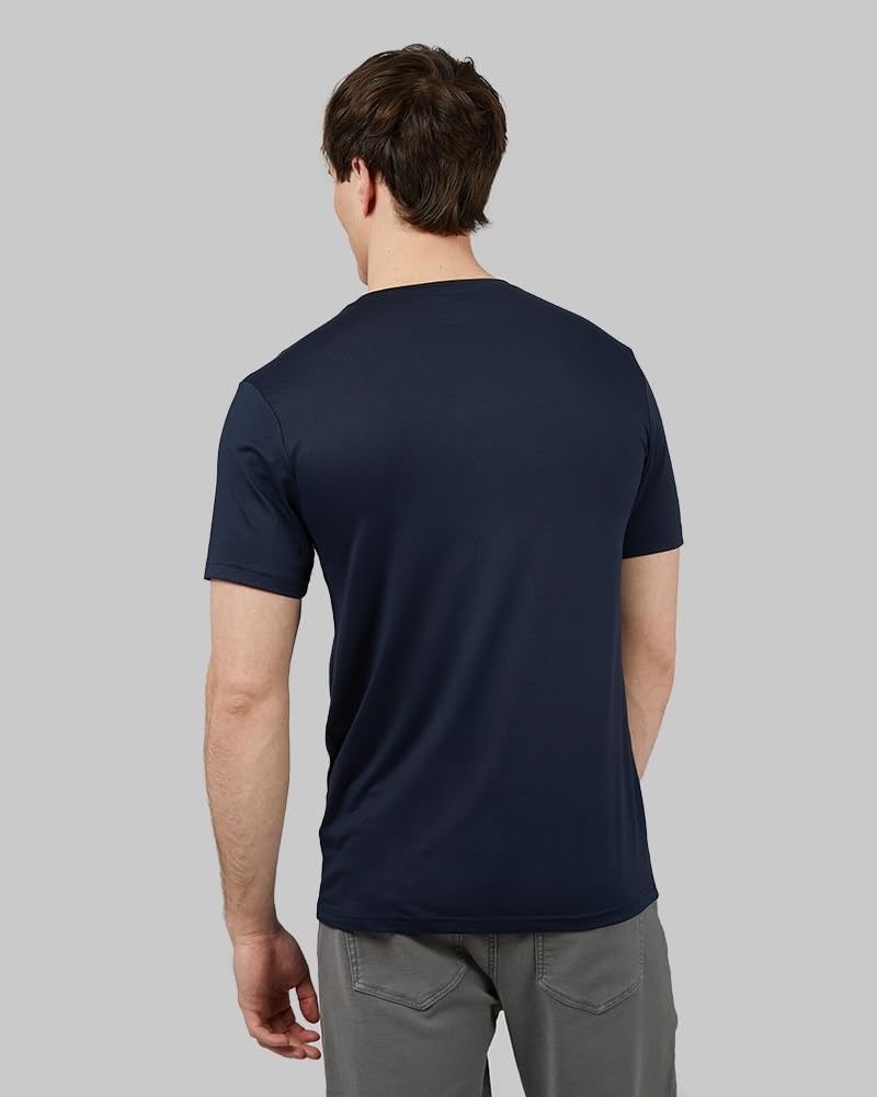 HOT32 Degrees Men's 4 Pack Cool Classic Crewneck T-Shirt, Anti-Odor, Quick Drying, 4-Way Stretch