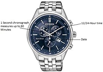 HOTCitizen Men's Classic Corso Eco-Drive Watch, Chronograph, 12/24 Hour Time, Date, Sapphire Crystal
