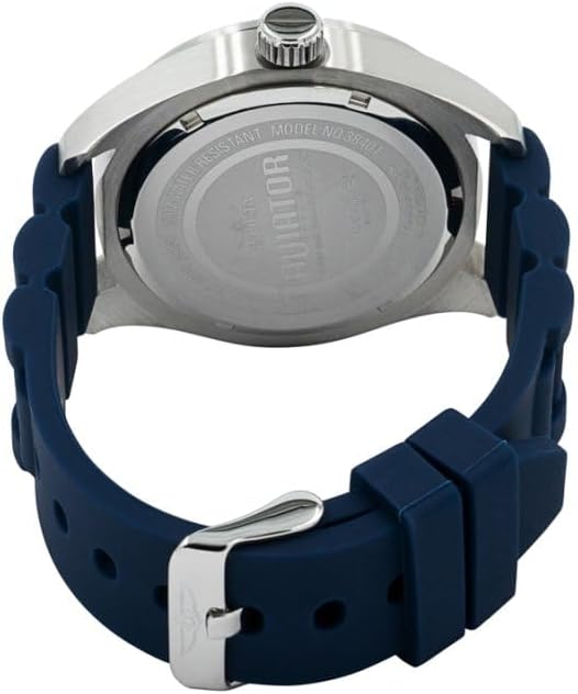 HOTInvicta Men's Aviator 45mm Silicone Quartz Watch, Blue (Model: 38401)