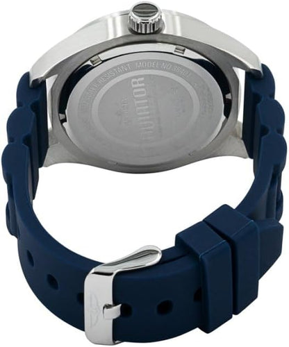 HOTInvicta Men's Aviator 45mm Silicone Quartz Watch, Blue (Model: 38401)
