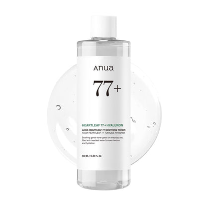 HOTAnua Heartleaf 77 Soothing Toner, Moisturizing & Calming Facial Toner for Glass Skin, Hyaluronic Acid, Lightweight Hydration for Sensitive Skin, Redness Relief, Korean Skincare, 8.45 fl.oz