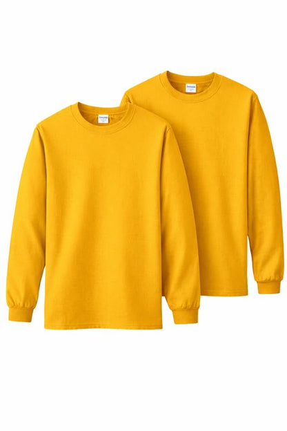 HOTGildan Adult Ultra Cotton Long Sleeve T-Shirt, Style G2400, Multipack