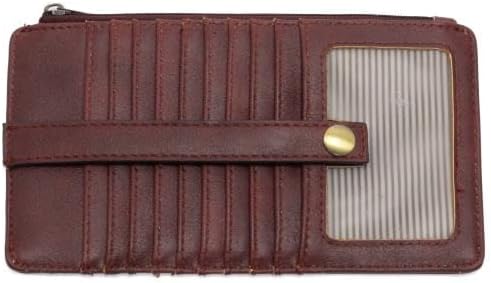 HOTJoy Susan Women's Fashion Purse New Kara Mini Wallet Hand Bag - Currant