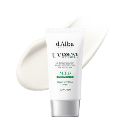 HOTd'alba Piedmont Waterfull Tone-Up Sunscreen Serum BROAD SPECTRUM SPF 50 + Korean Sunscreen for Face, All Skin Tones (1.69 fl.oz.)