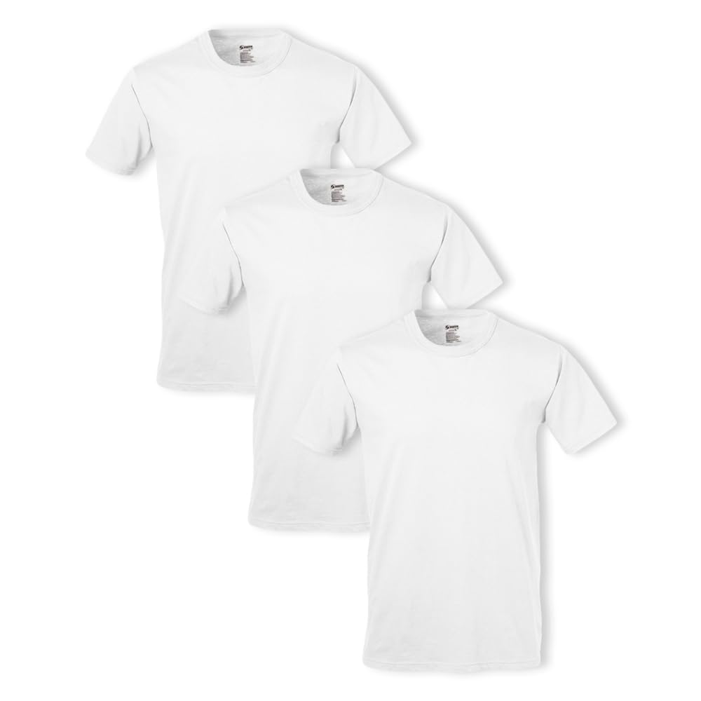 HOTSoffe Men's Military Soft Ringspun Cotton T-Shirt, 3 Pack