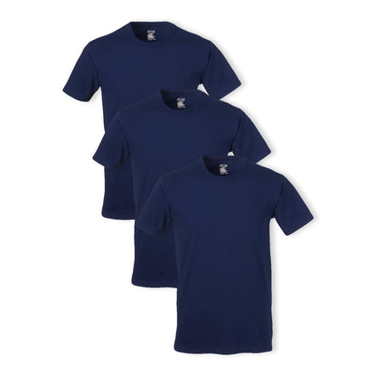 HOTSoffe Men's Military Soft Ringspun Cotton T-Shirt, 3 Pack