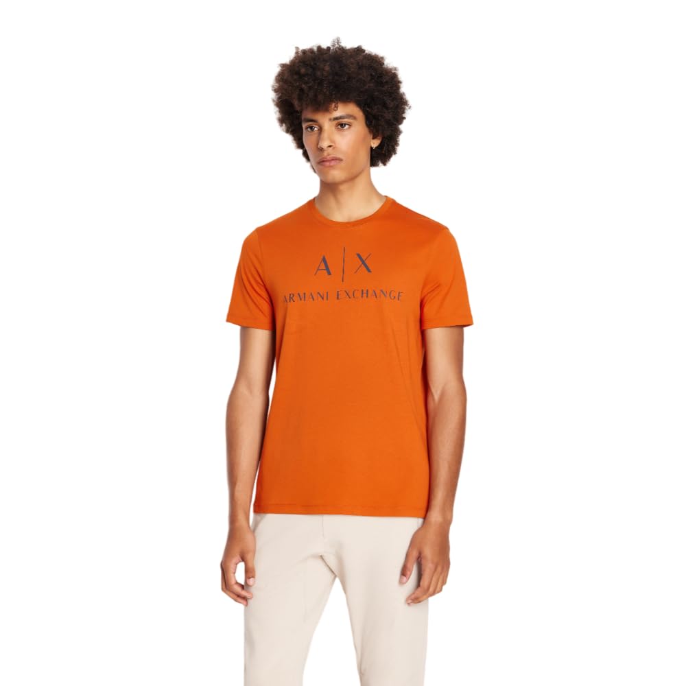 HOTAX Armani Exchange Men's Crew Neck Logo Tee