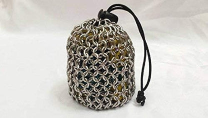 HOTStainless Steel Chainmail Dice Bag - Small