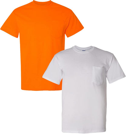 HOTGildan Adult Ultra Cotton T-Shirt with Pocket, Style G2300, 2-Pack