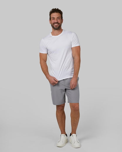 HOT32 Degrees Men's 4 Pack Cool Classic Crewneck T-Shirt, Anti-Odor, Quick Drying, 4-Way Stretch
