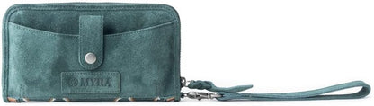 HOTMyra Bag Western Wallet for Women - Leather, Cowprint Hair-On, Long Wallet Purse, Cards, Boho Gifts, Western Accessories