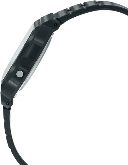 HOTCasio F-91W-3DG - Black Watch, Black/White, Strap