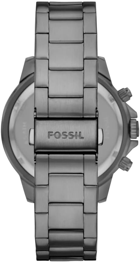 HOTBannon Multifunction Smoke Stainless Steel Watch