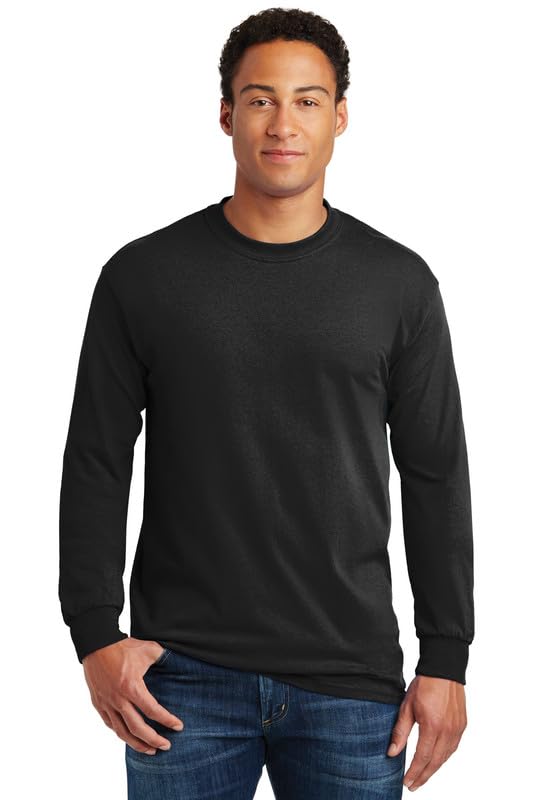 HOTGildan Adult Ultra Cotton Long Sleeve T-Shirt, Style G2400, Multipack