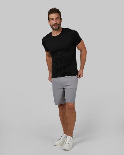 HOT32 Degrees Men's 4 Pack Cool Classic Crewneck T-Shirt, Anti-Odor, Quick Drying, 4-Way Stretch