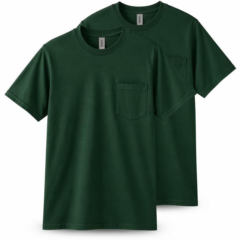 HOTGildan Adult Ultra Cotton T-Shirt with Pocket, Style G2300, 2-Pack