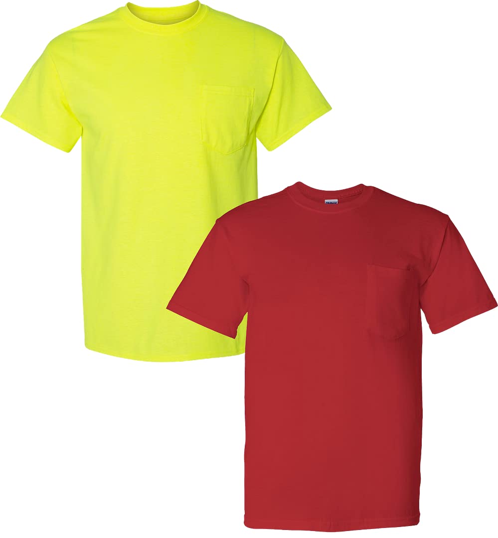 HOTGildan Adult Ultra Cotton T-Shirt with Pocket, Style G2300, 2-Pack