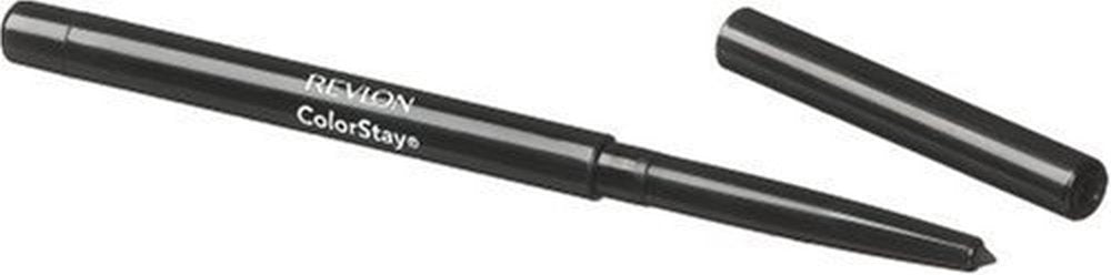 HOTRevlon ColorStay Pencil Waterproof Eyeliner, Smudge-Proof, Eye Makeup with Built-In Sharpener, Long-Lasting, Matte Finish, 201 Black, 2 pack