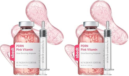 HOTSUNGBOON EDITOR Glow Intensive Deep Collagen Silk Peptide EGF Ampoule, Copper Peptides Serum for Face with Multi Peptides, Hydrating Korean Skincare Facial Serum for Smooth-Looking Skin, 1.35 fl oz