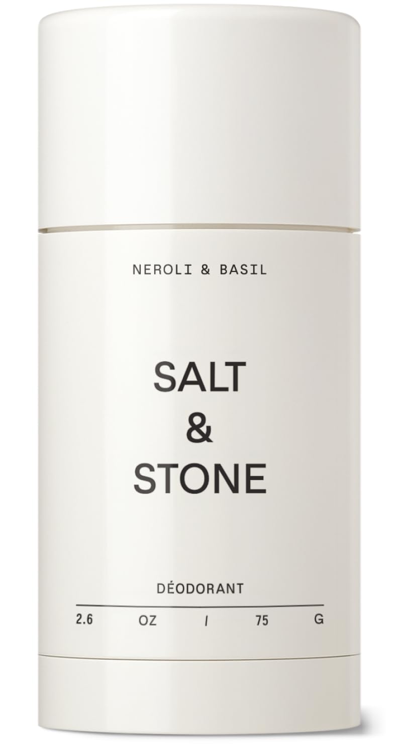 HOTSalt & Stone Aluminum-Free Deodorant, Women & Men Bergamot & Hinoki 2.6 oz | Extra Strength 48 Hour Protection, Gender Neutral Scent, Made with Niacinamide, Spirulina, Magnesium & Antioxidants