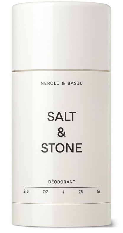 HOTSalt & Stone Aluminum-Free Deodorant, Women & Men Santal & Vetiver 2.6 oz | Extra Strength 48 Hour Protection, Gender Neutral Scent, Made with Niacinamide, Spirulina, Magnesium & Antioxidants