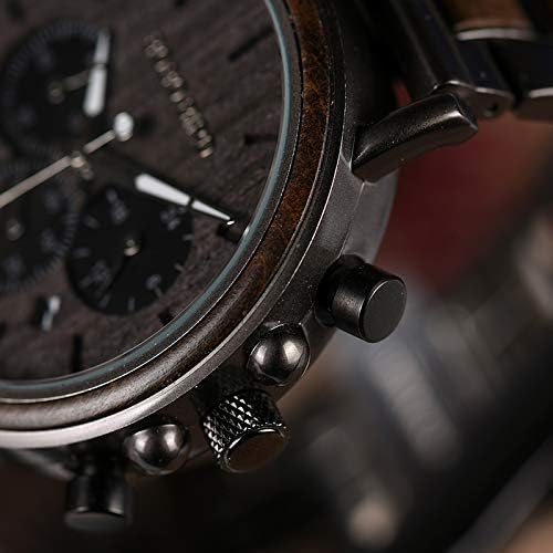 HOT2win Engraved Wooden Watch for Boyfriend My MAN Fiancé Husband Customized Personalized Wood Watches for Men Birthday Anniversary Personalized Watch
