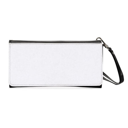 HOT2pcs Sublimation Heat Transfer Wallet Blank, Fashion Ladies Leather Wallets, Large Capacity Secure Buckle Leather Clutch Wallet, DIY Craft Long Purse for Women Girl Gift (2pcs)