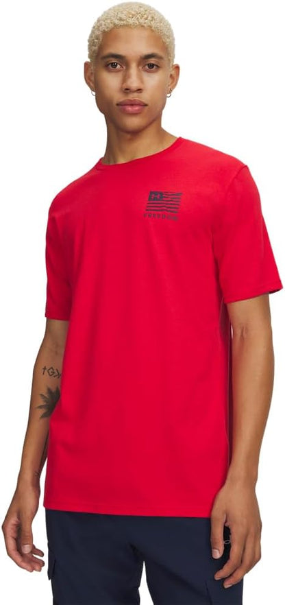 HOTUnder Armour Men's Freedom Flag Ua Short Sleeve T-Shirt