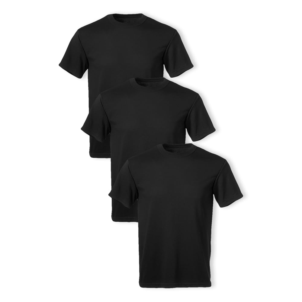 HOTSoffe Men's 3 Pack - USA Poly/Cotton Military Tee