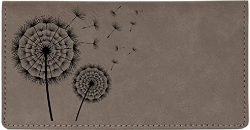 HOTCAROUSELCHECKS Make A Wish Laser Engraved Leatherette Checkbook Cover