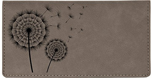 HOTCAROUSELCHECKS Make A Wish Laser Engraved Leatherette Checkbook Cover