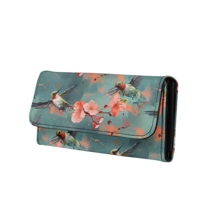 HOTTie Dye Color Slim Long Wallet for Women Hippie Style Colorful Zipper Coin Purse Card Holder, Tie-dye Rainbow Extra Capacity PU Leather Checkbook Wallet with ID Window