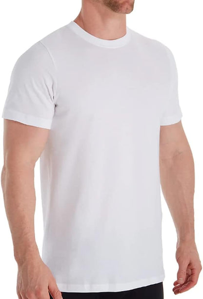 HOTJockey Crew Neck T-Shirt 6-Pack White LG
