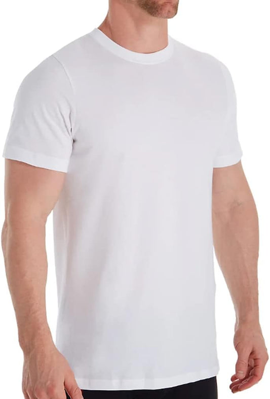 HOTJockey Crew Neck T-Shirt 6-Pack White LG