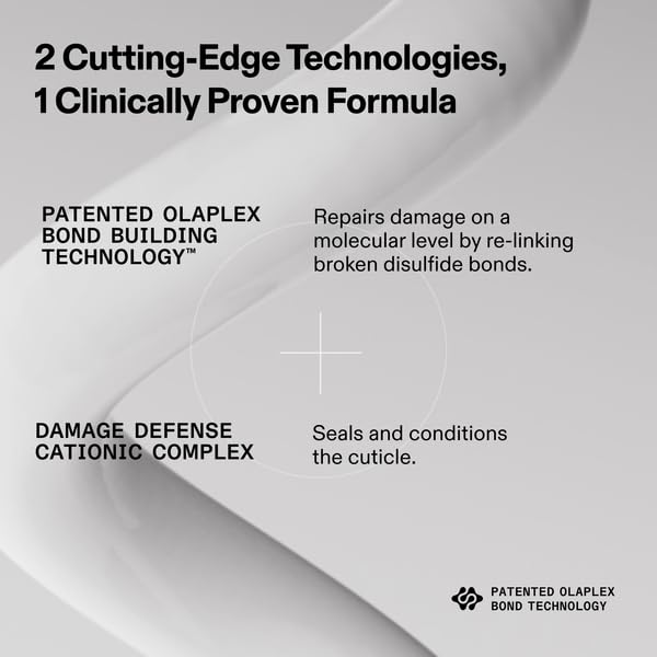 HOTOlaplex N°.3PLUS Complete Repair Treatment: 3-minute Pre-shampoo Treatment to Immediately Repair Hair Damage for Softer, Stronger Hair | For Coily, Curly, Straight, and Wavy